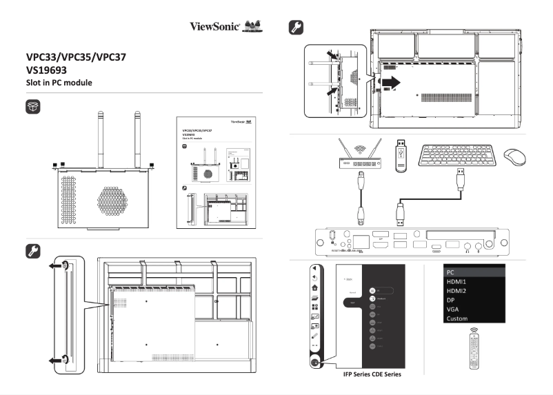 Image de la première page du manuel de l'appareil VPC37
