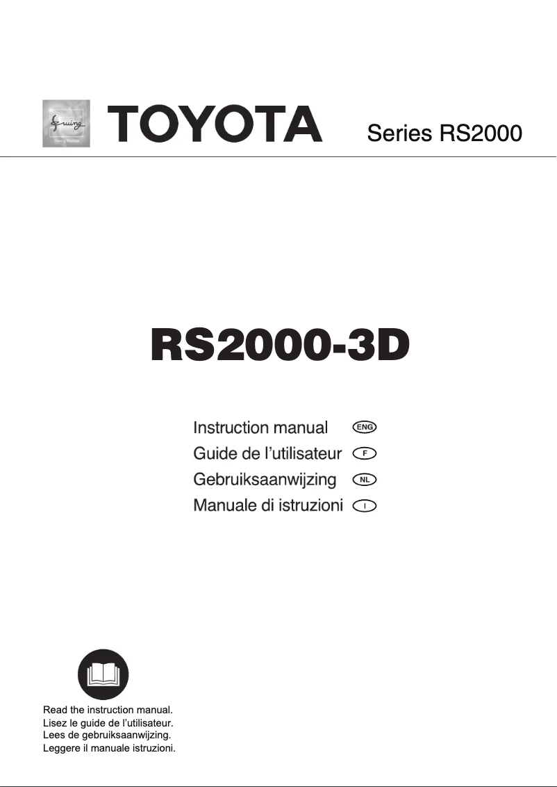 Page 1 de la notice Manuel utilisateur Toyota DFL Expert 3D