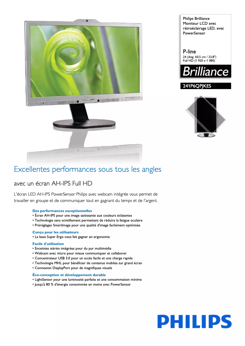 Image de la première page du manuel de l'appareil 241P6QPJKES