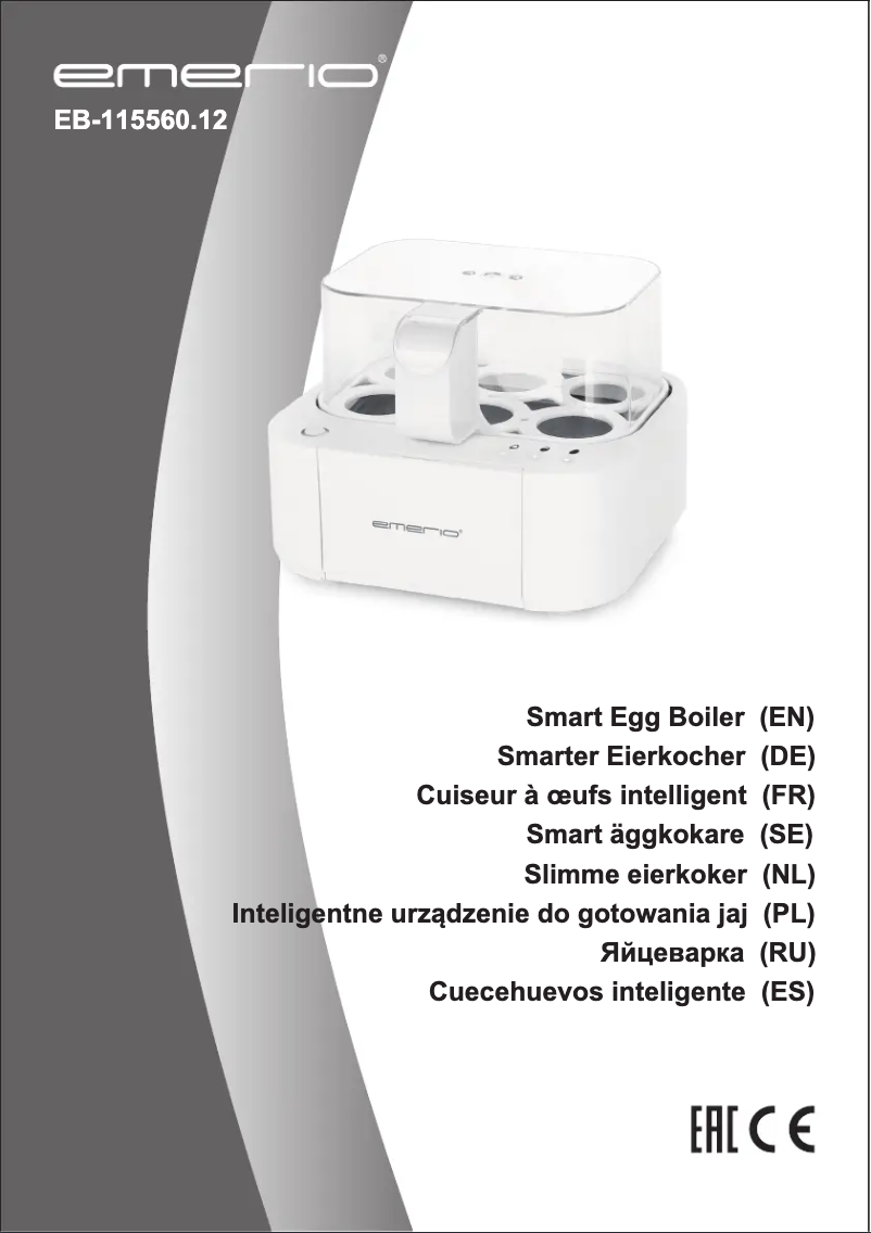 Image de la première page du manuel de l'appareil EB-115560.12