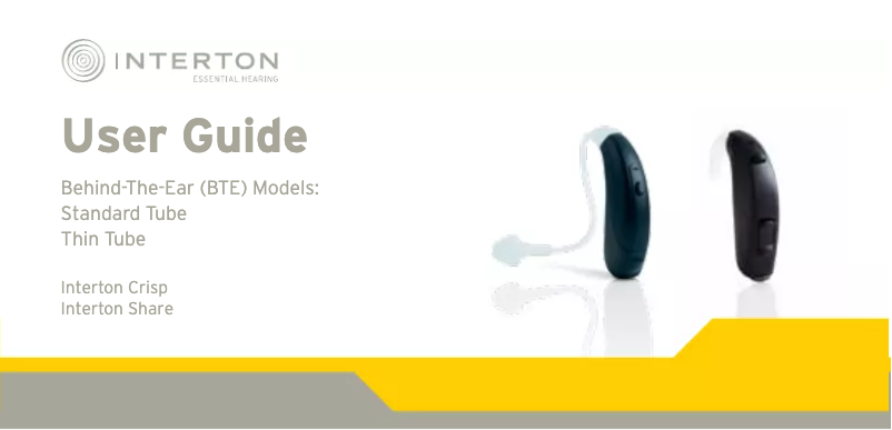 Página 1 del manual Manual de usuario Interton Share BTE