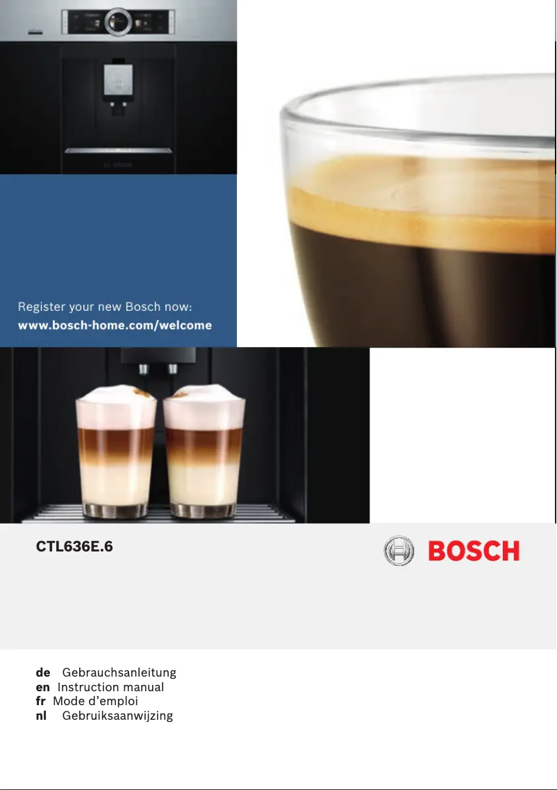 Image de la première page du manuel de l'appareil CTL636ES6