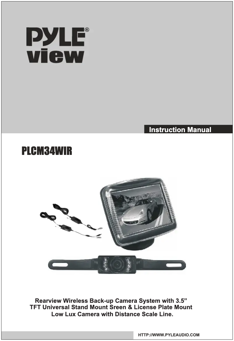 Page n°1 - Manuel utilisateur Pyle PLCM34WIR