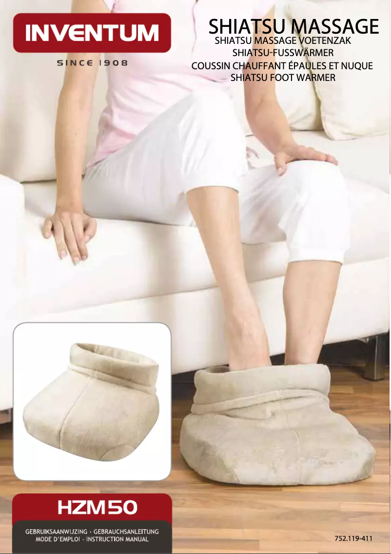 Page n°1 - Manuel utilisateur Inventum Shiatsu Massage HZM50