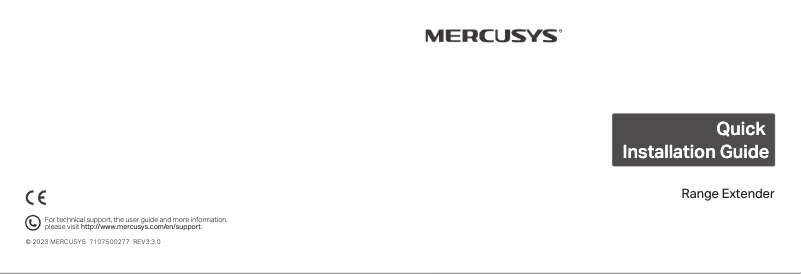 Page n°1 - Guide d'installation Mercusys ME30