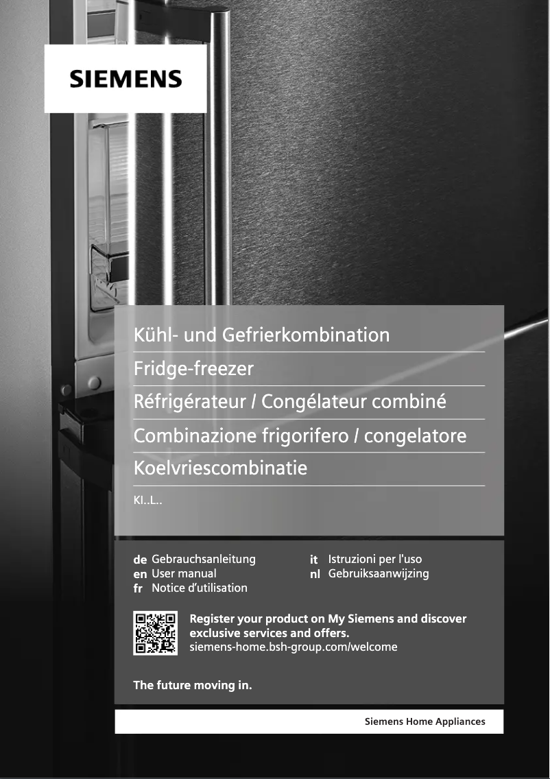 Page n°1 - Manuel utilisateur Siemens KI18LNFF1