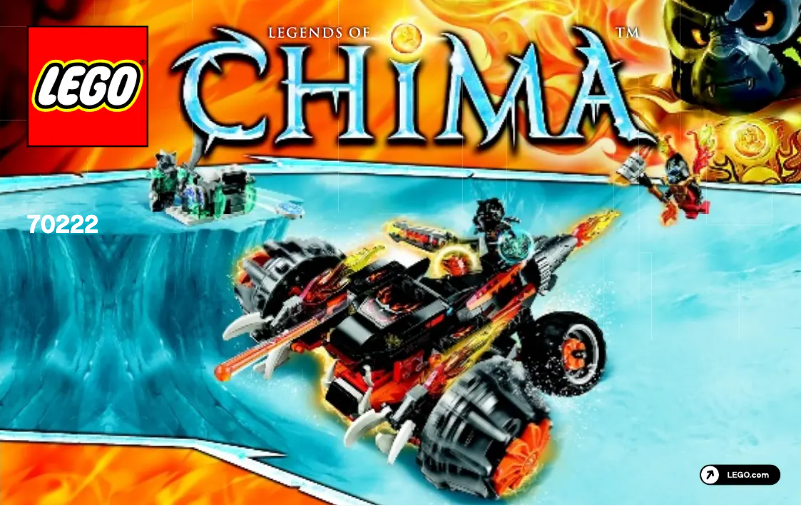 Page 1 de la notice Manuel utilisateur Lego Chima 70222