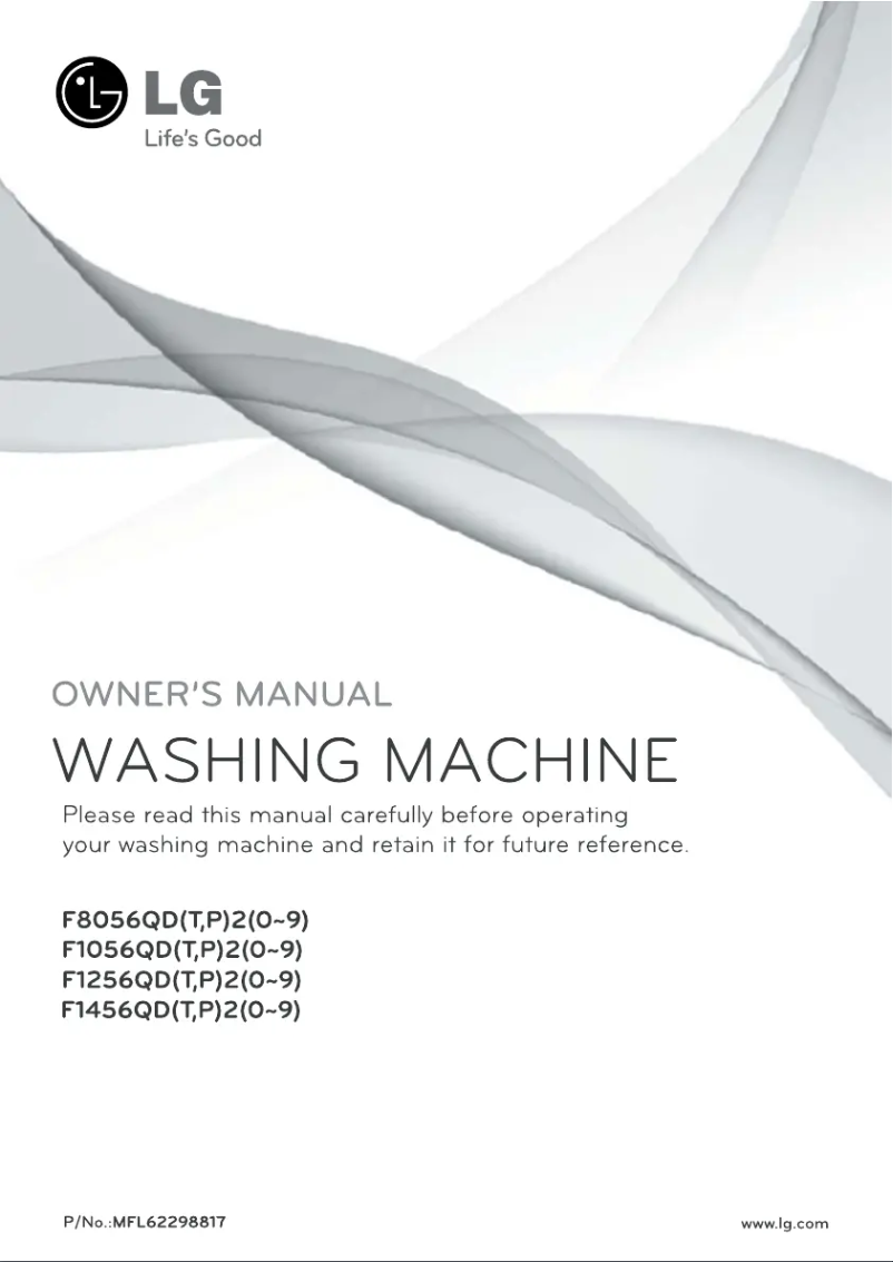 Page n°1 - Manuel utilisateur LG F1256QDT25