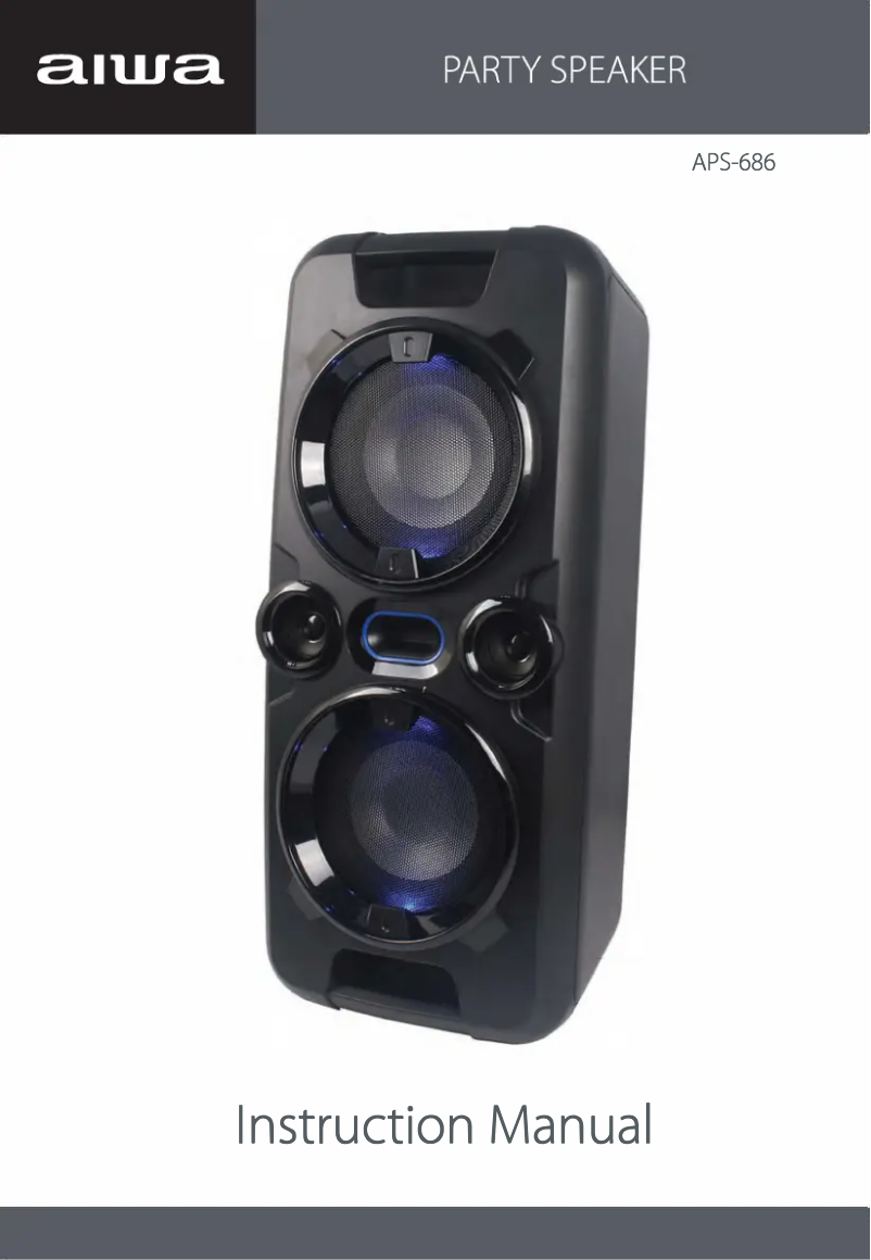 Page 1 de la notice Manuel utilisateur Aiwa APS-686