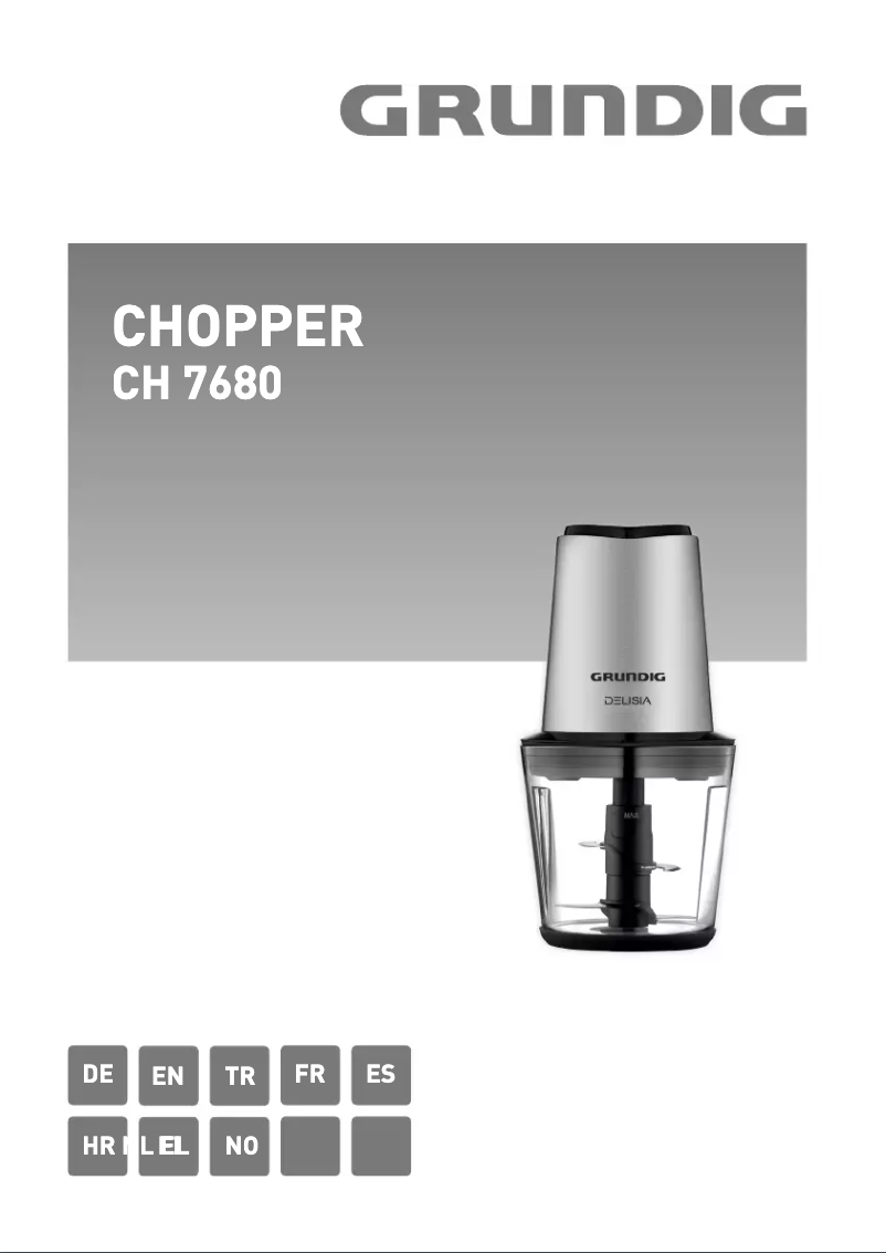 Image de la première page du manuel de l'appareil CH 7680