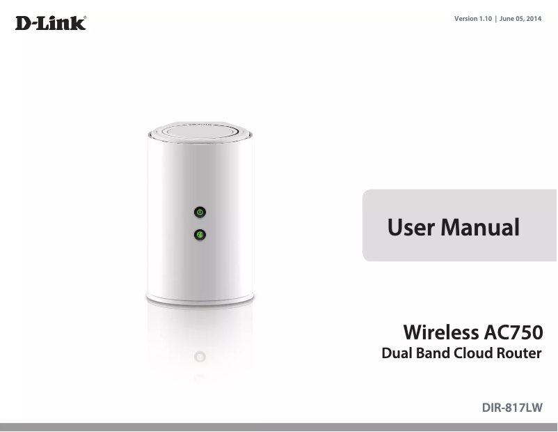 Page 1 de la notice Manuel utilisateur D-Link DIR-817LW