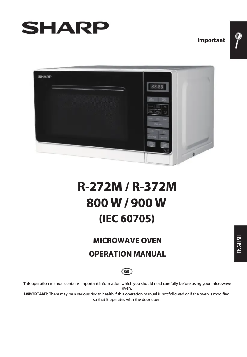 Image de la première page du manuel de l'appareil R-272WM