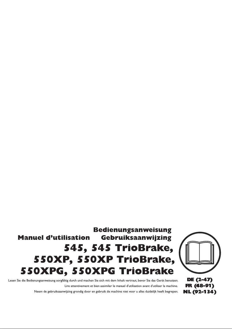 Image de la première page du manuel de l'appareil 545 Mark II