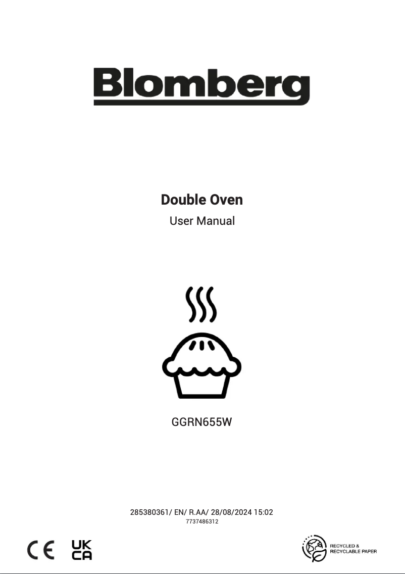 Page n°1 - Manuel utilisateur Blomberg GGRN655W