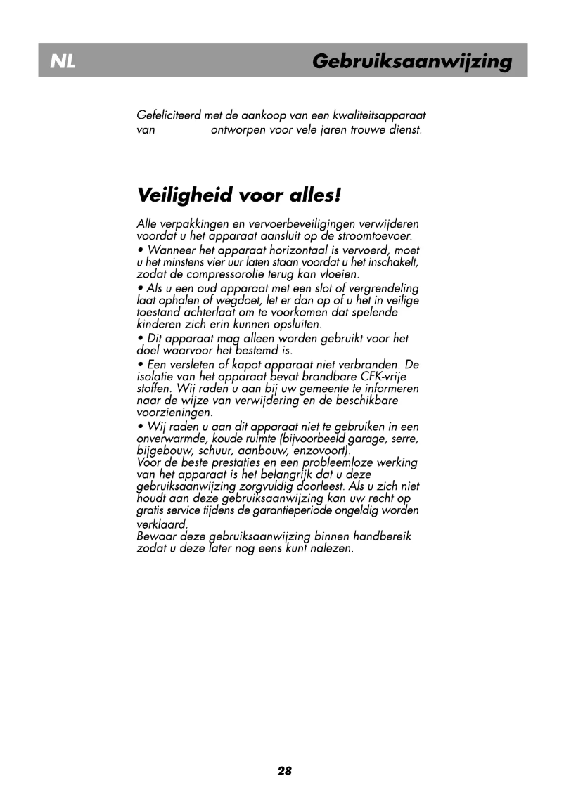 Page n°1 - Manuel utilisateur Beko CDP 7600 HCA