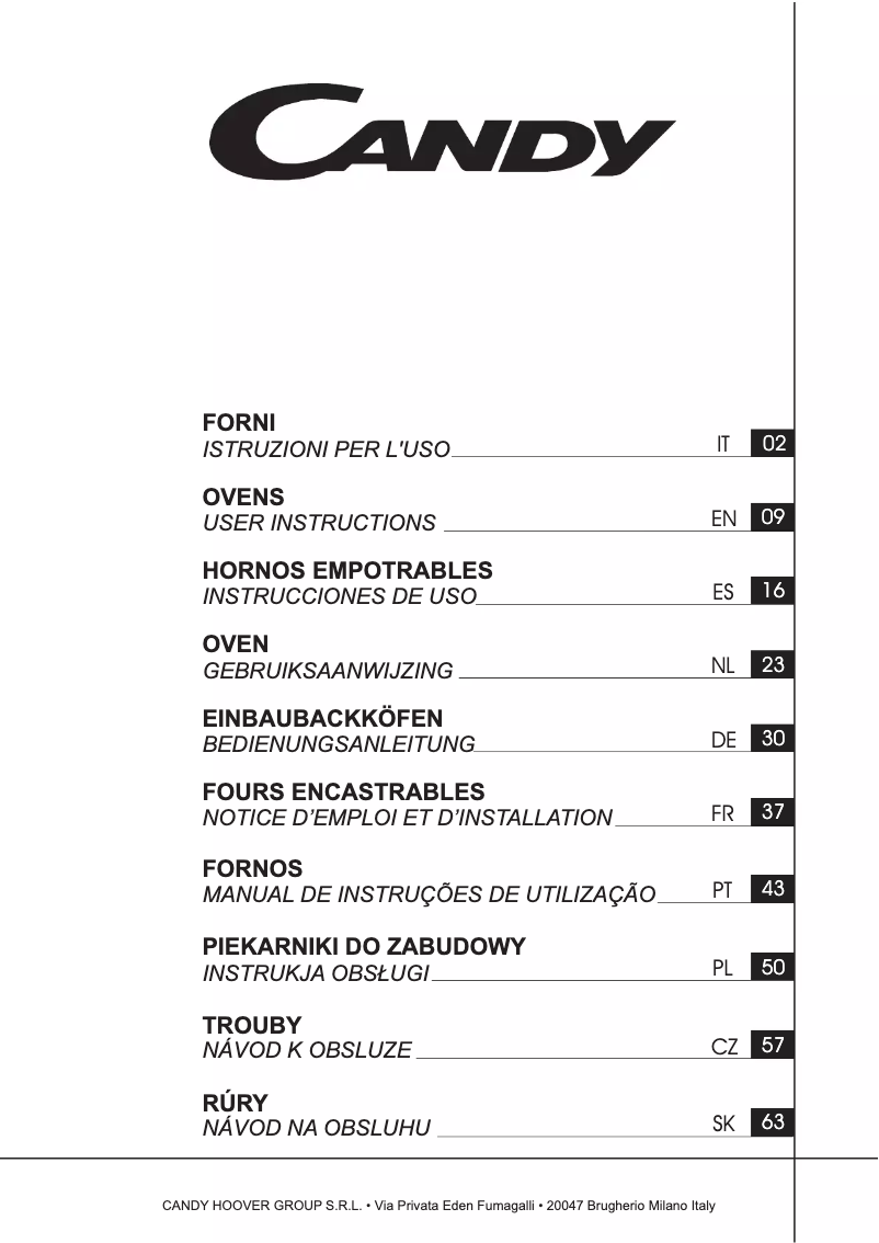 Image de la première page du manuel de l'appareil CELF602X