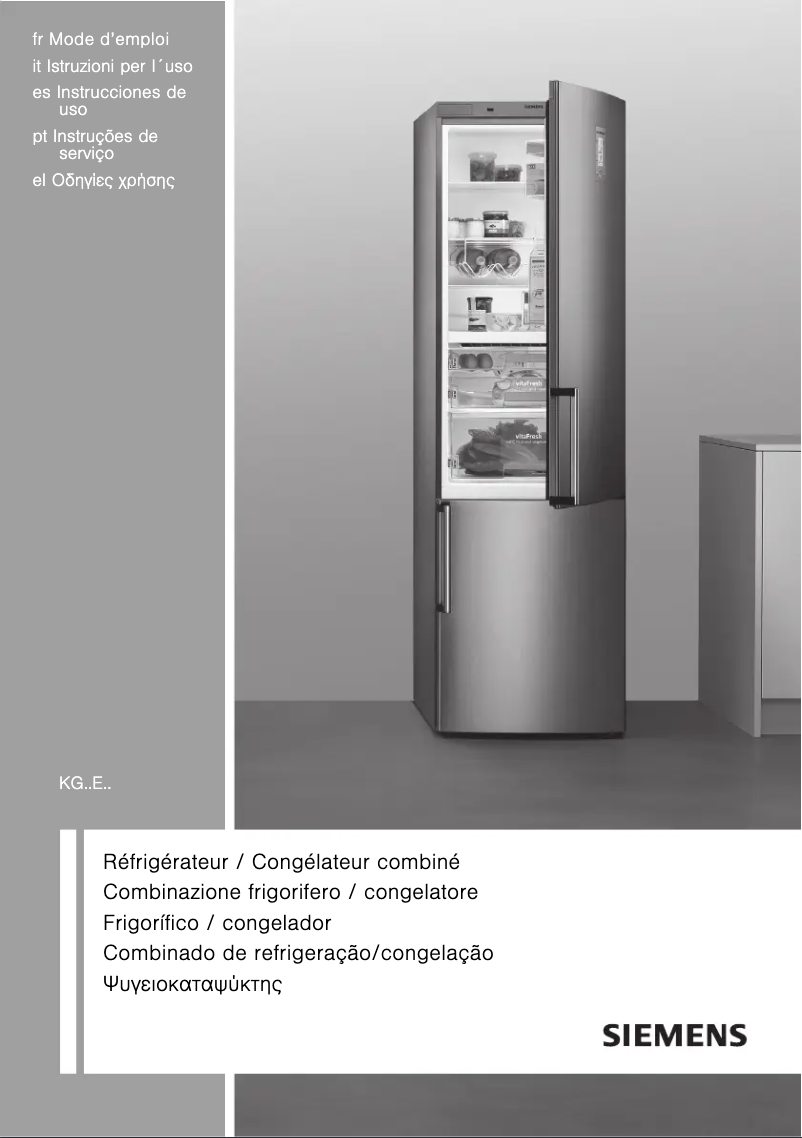 Image de la première page du manuel de l'appareil KG36EAI32G