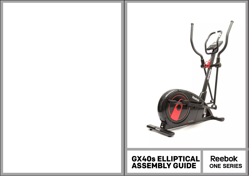 Página 1 del manual Manual de usuario Reebok One GX40s