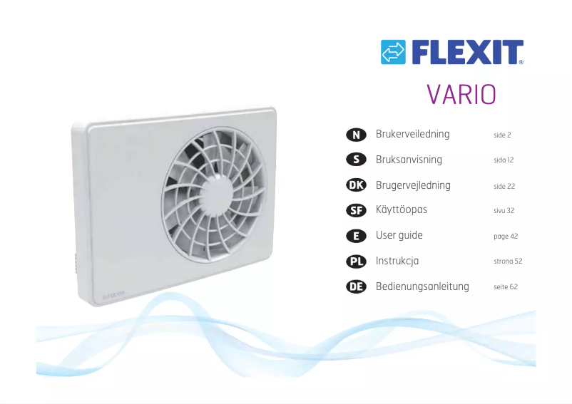 Page n°1 - Manuel utilisateur Flexit Vario