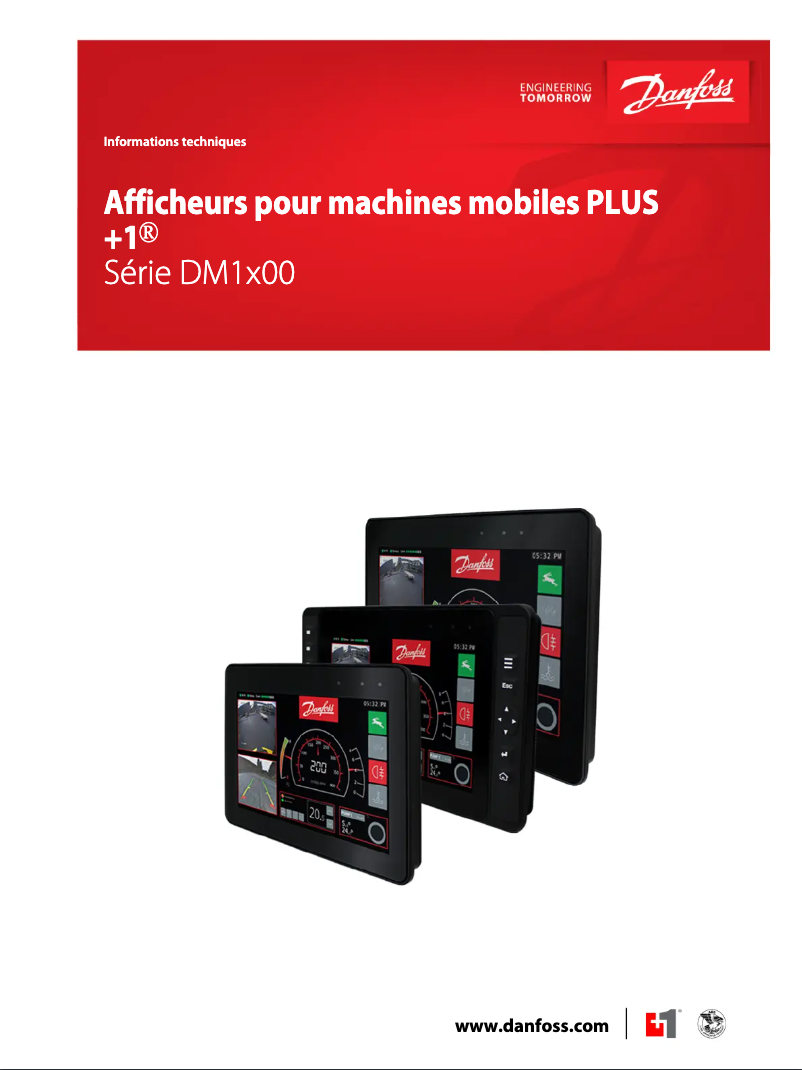 Page 1 de la notice Manuel utilisateur Danfoss DM1X00