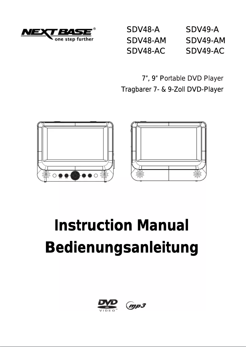 Image de la première page du manuel de l'appareil SDV48-A