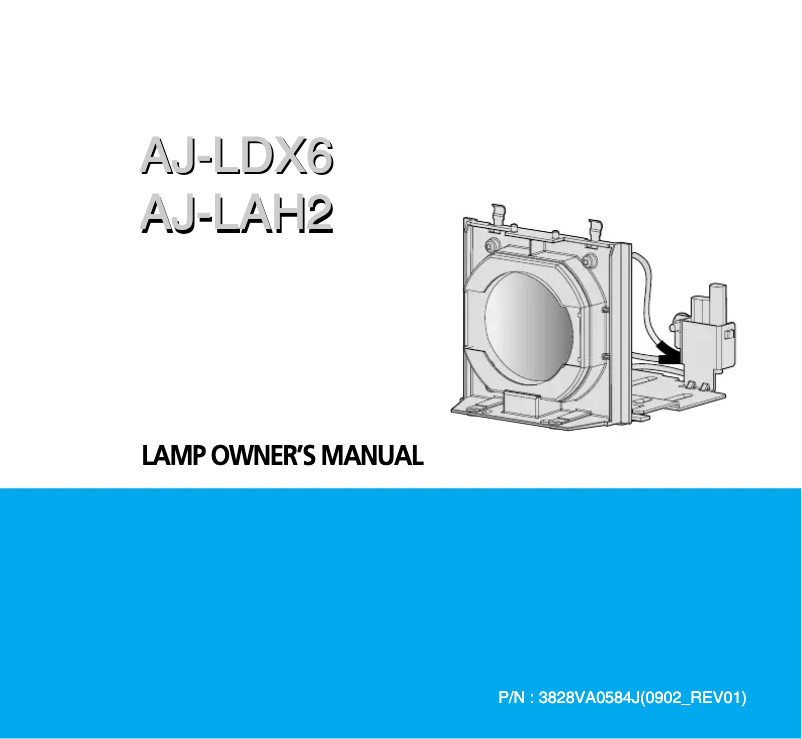 Page n°1 - Manuel utilisateur LG AJ-LAH2