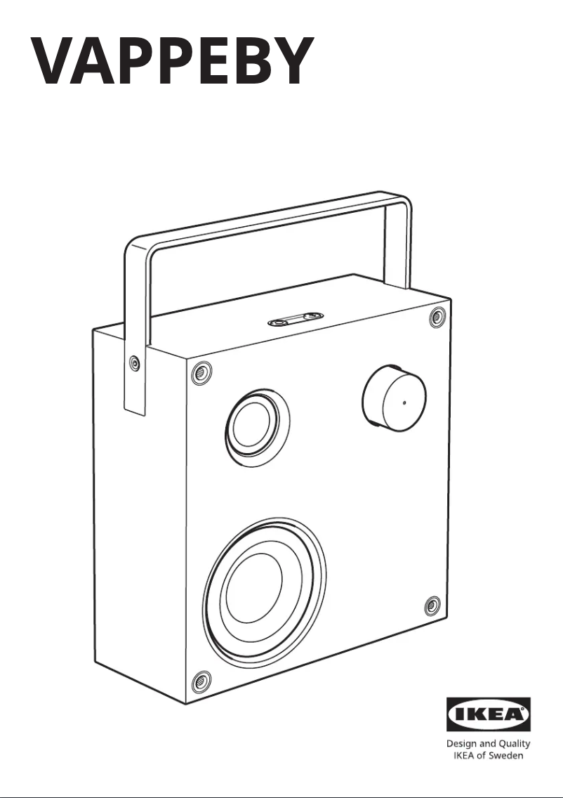 Image de la première page du manuel de l'appareil VAPPEBY 305.416.43