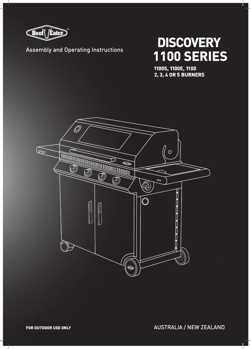 Page 1 de la notice Manuel utilisateur BeefEater BD16242