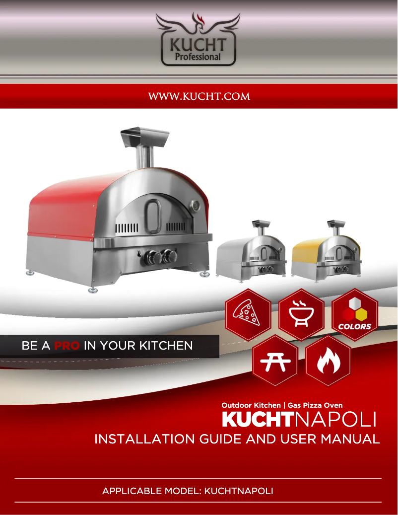 Page 1 de la notice Manuel utilisateur Kucht Napoli
