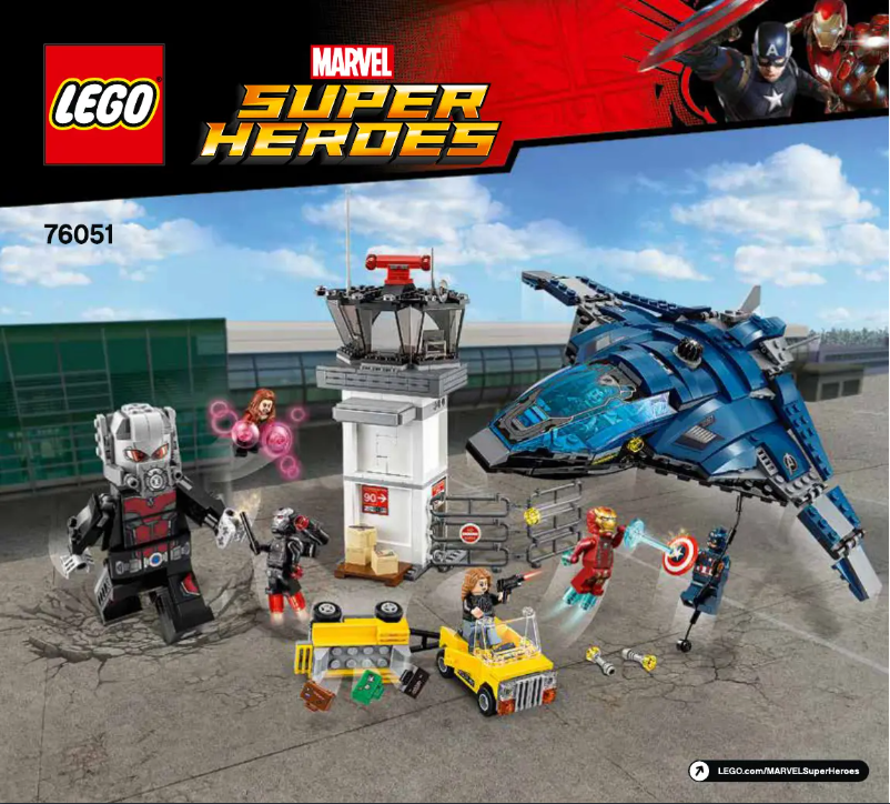 Page 1 de la notice Manuel utilisateur Lego Marvel Super Heroes 76051