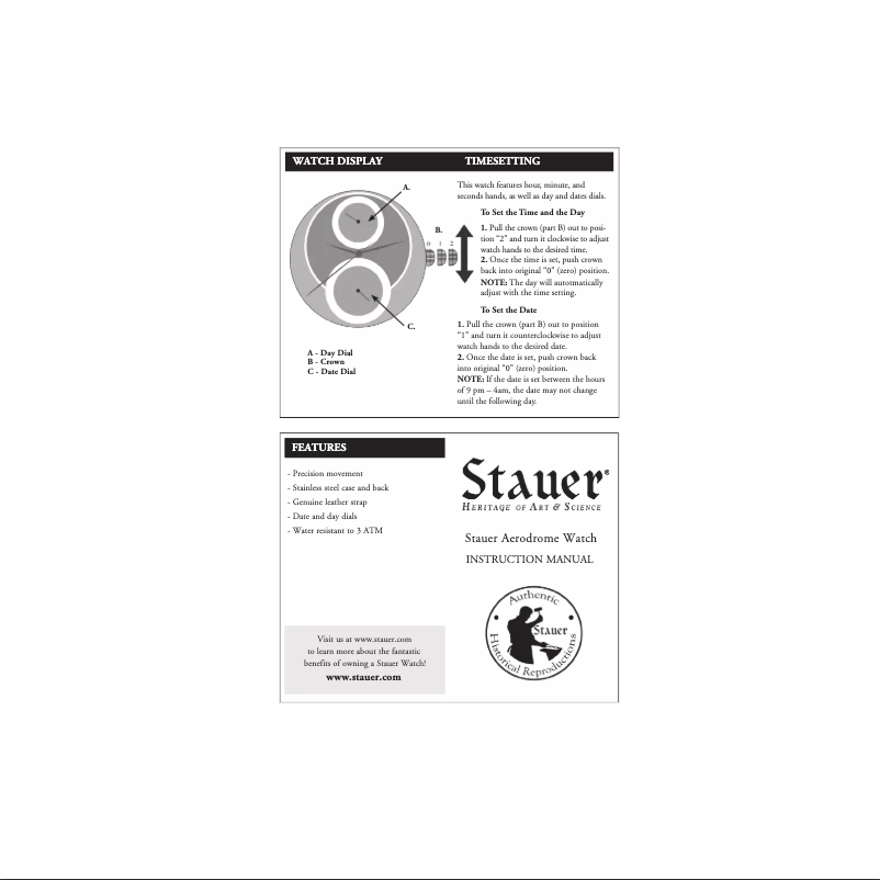 Page 1 de la notice Manuel utilisateur Stauer 26689