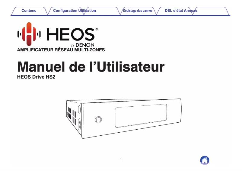 Page n°1 - Manuel utilisateur Denon HEOS Drive