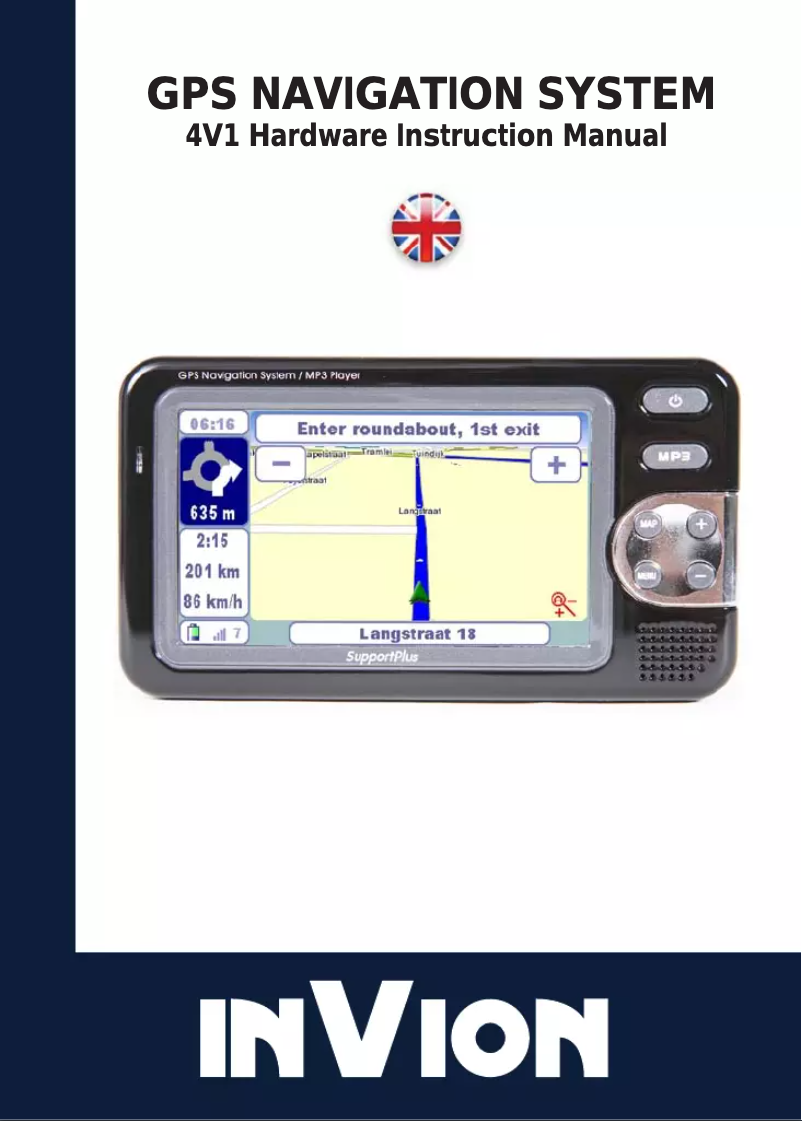 Page n°1 - Manuel utilisateur Invion GPS 4V1