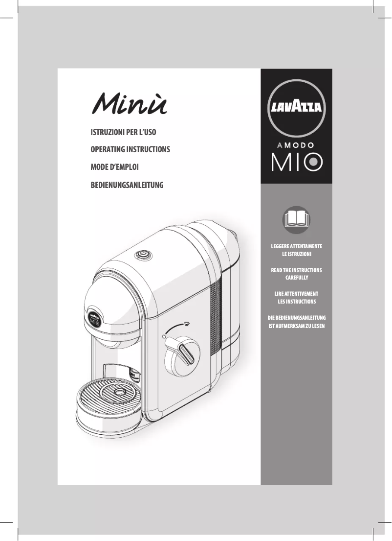 Page n°1 - Manuel utilisateur Lavazza Minu Glam