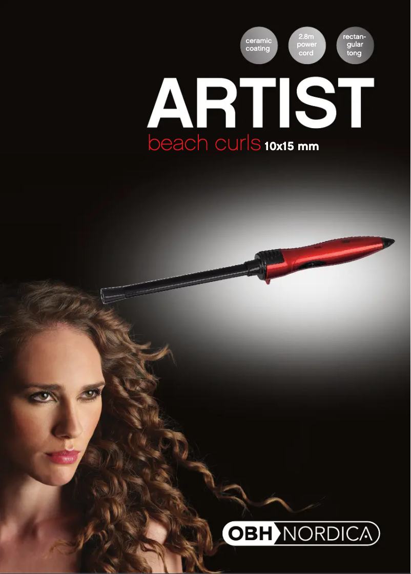 Page n°1 - Manuel utilisateur OBH Nordica Beach Curls