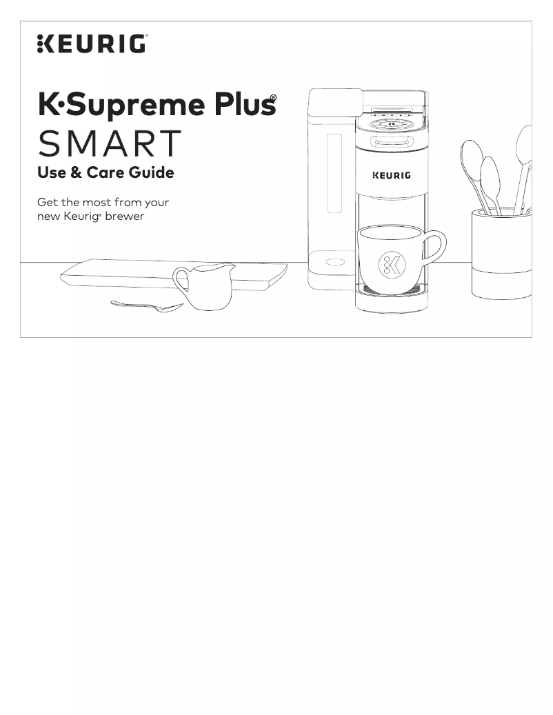 Page n°1 - Manuel utilisateur Keurig K-Supreme Plus SMART