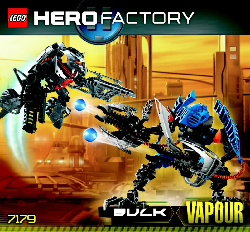 Página 1 del manual Manual de usuario Lego Hero Factory 7179
