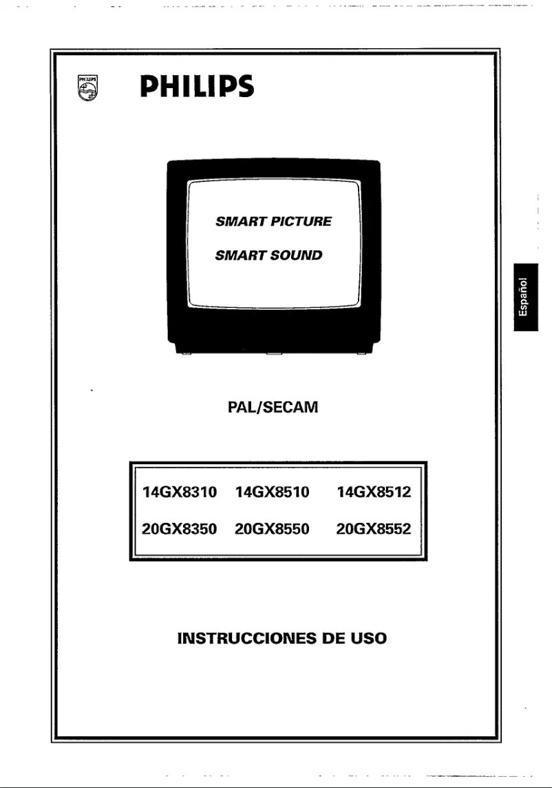 Page n°1 - Manuel utilisateur Philips 14GX8512