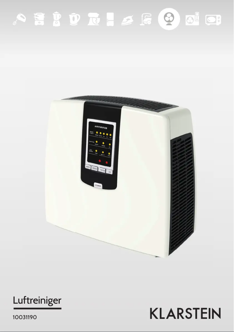 Page 1 de la notice Manuel utilisateur Klarstein 10031190