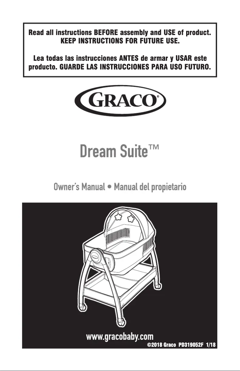 Page n°1 - Manuel utilisateur Graco Dream Suite