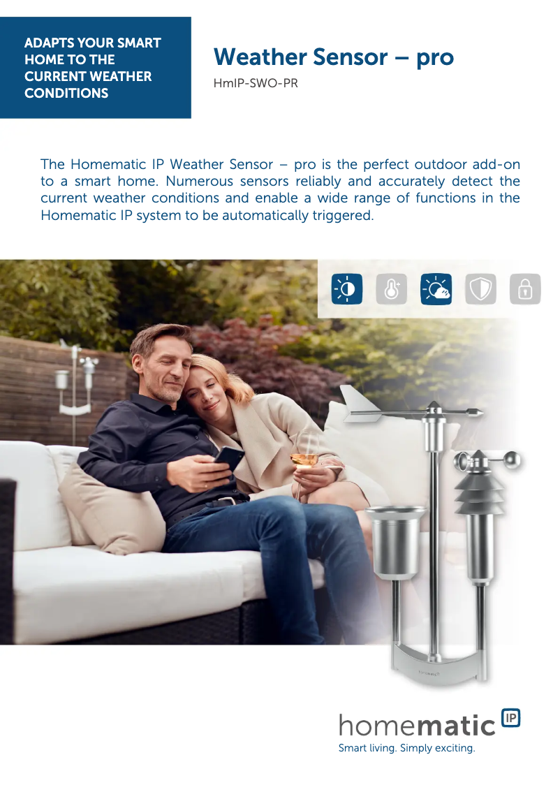 Image de la première page du manuel de l'appareil HmIP-SWO-PR