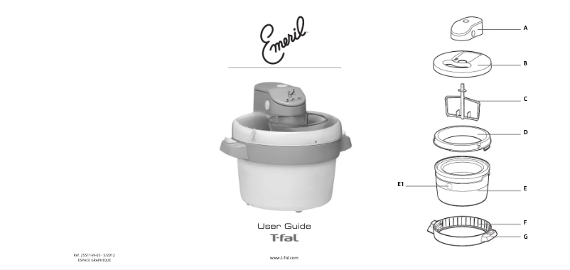 Image de la première page du manuel de l'appareil Gelato IG5025