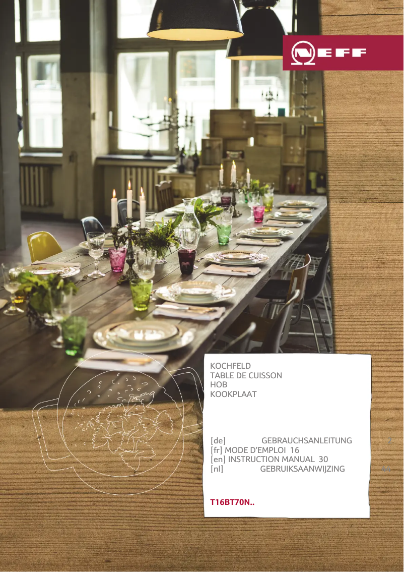 Page n°1 - Manuel utilisateur Neff T16BT70N0K
