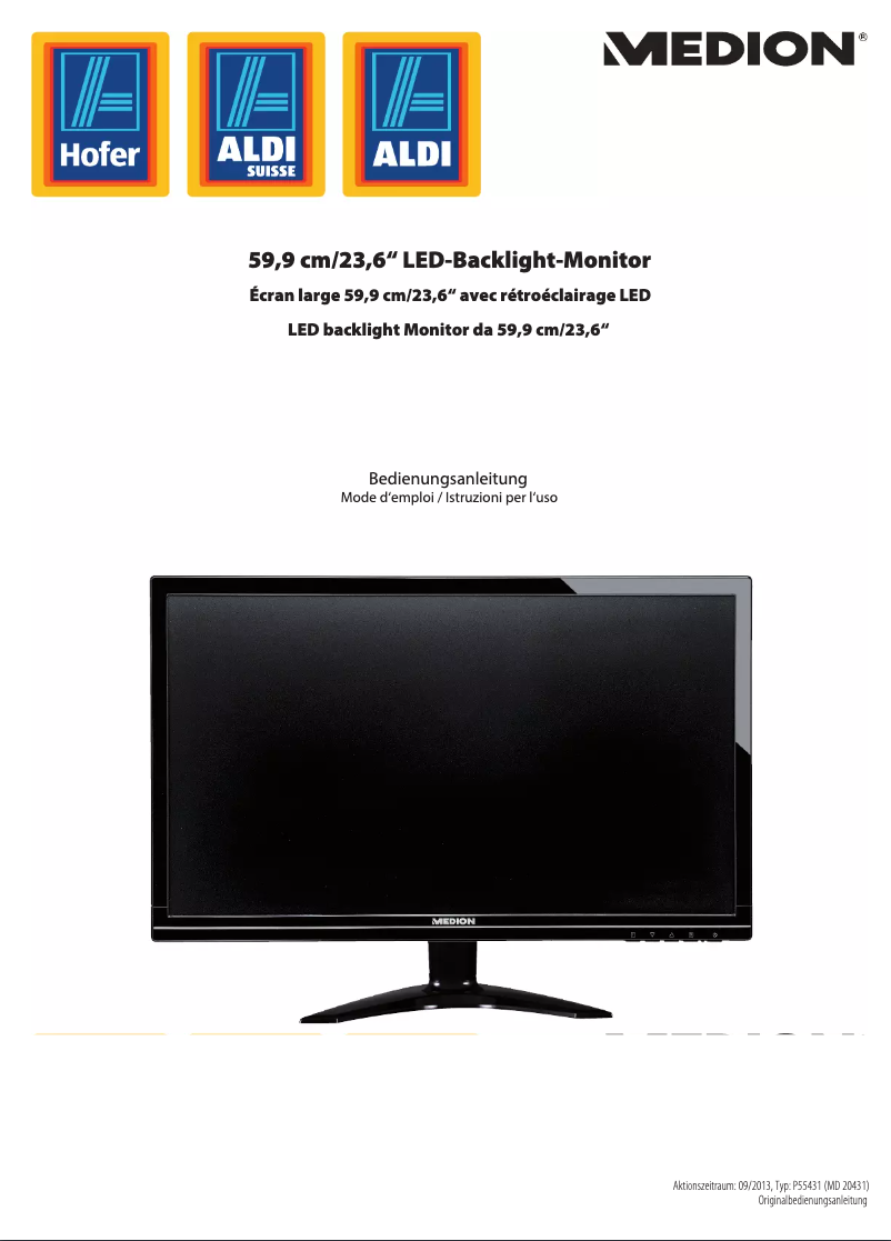 Image de la première page du manuel de l'appareil Akoya P55431 (MD 20431)