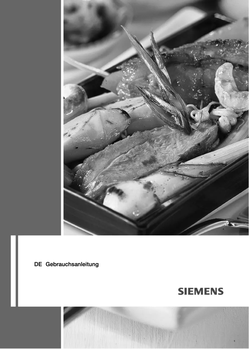Page n°1 - Manuel utilisateur Siemens HB73AS551E