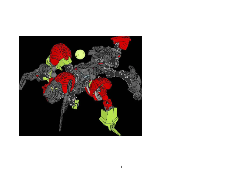 Page 1 de la notice Manuel utilisateur Lego SPLITFACE