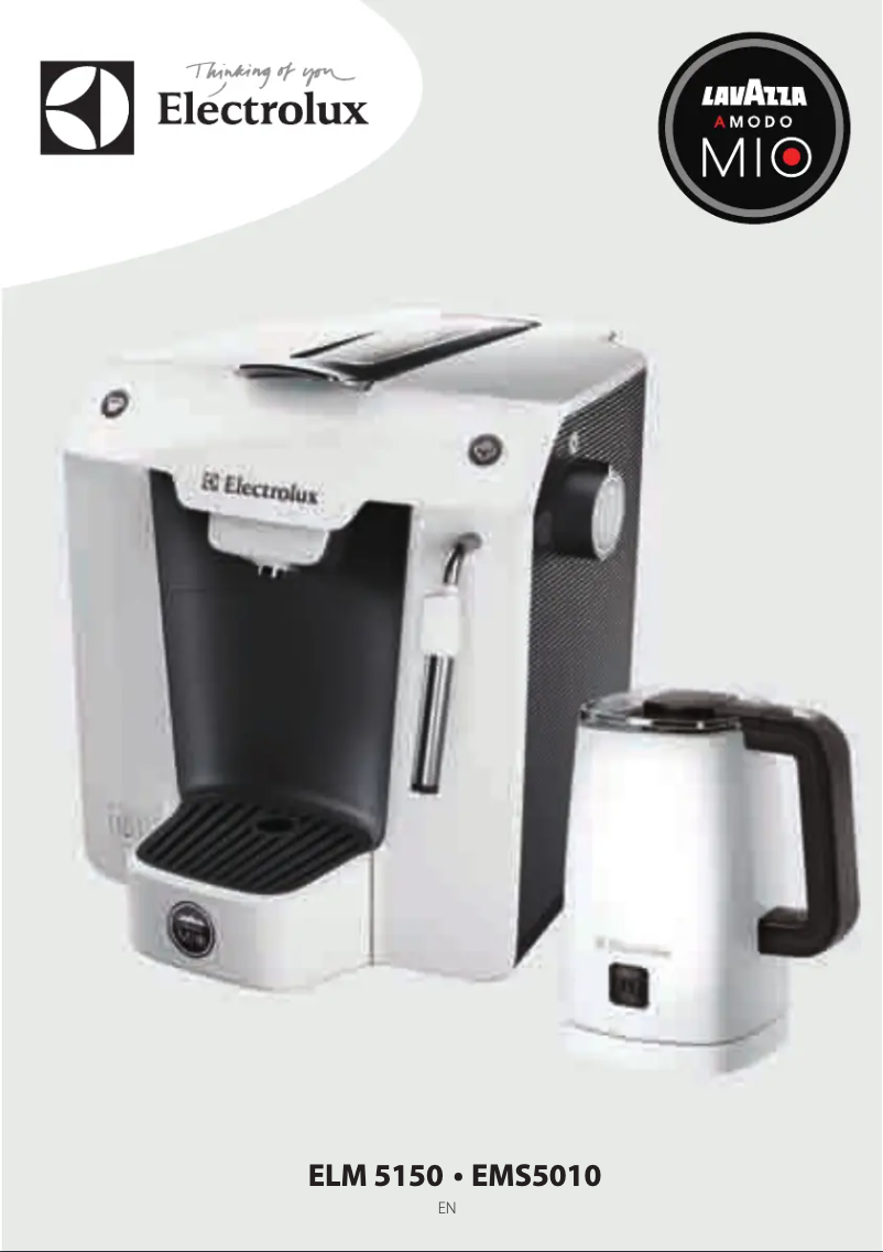 Image de la première page du manuel de l'appareil Lavazza A Modo Mio ELM 5150