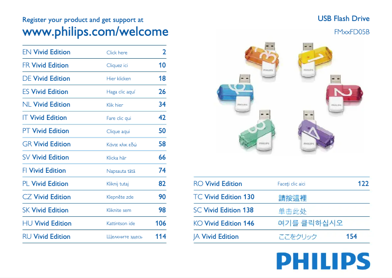 Page 1 de la notice Mode d'emploi Philips FM32FD05B