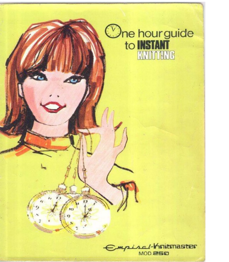 Page 1 de la notice Manuel utilisateur Empisal Knitmaster 250