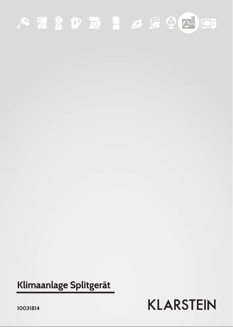 Image de la première page du manuel de l'appareil 10031814